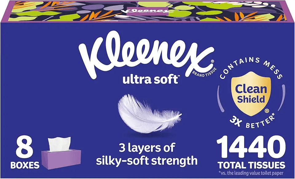 Kleenex Ultra Soft Facial Tissues: Hero Images