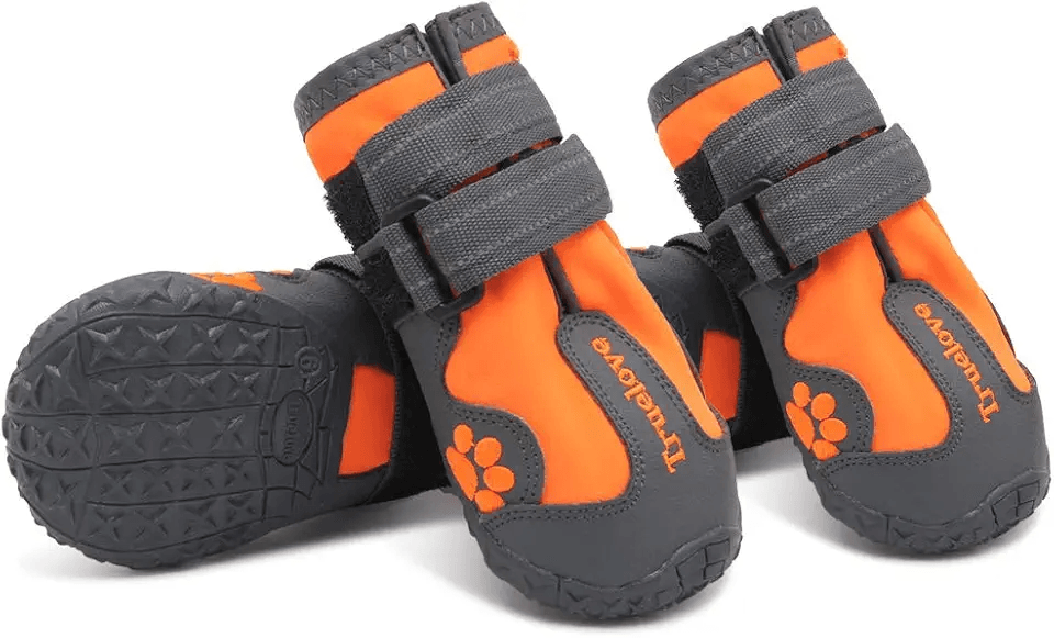 MOKCCI Truelove Dog Boots Waterproof Paw Protector Pet Shoes with Reflective Straps for…: Hero Images