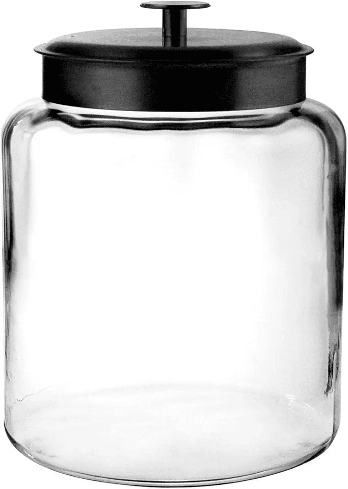 Anchor Hocking 2 Gallon Montana Glass Jar with Lid (2 piece: Hero Images