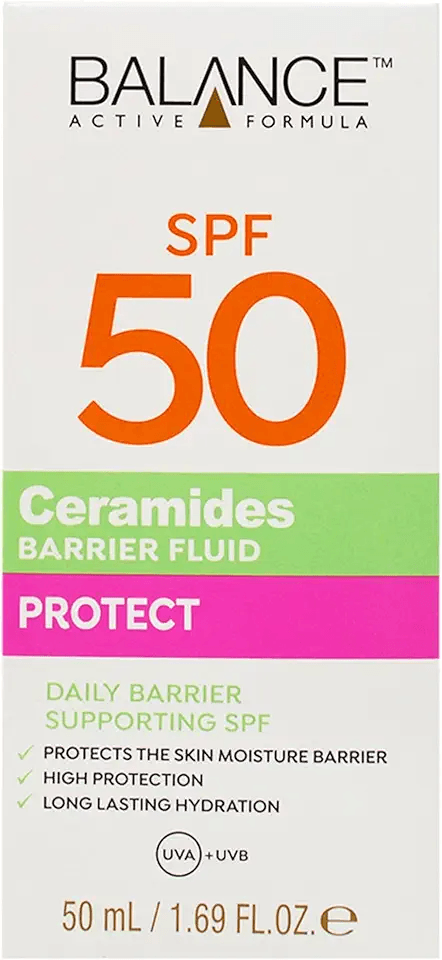 Balance Active Formula Ceramides Barrier Fluid SPF 50 (50ml): Hero Images