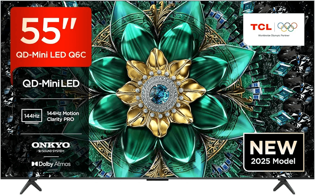 TCL 55Q6C-UK QD-Mini LED TV: Hero Images