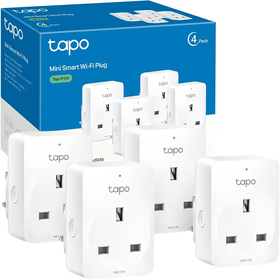 Tapo P100 (4-Pack) Smart Plug: Hero Images