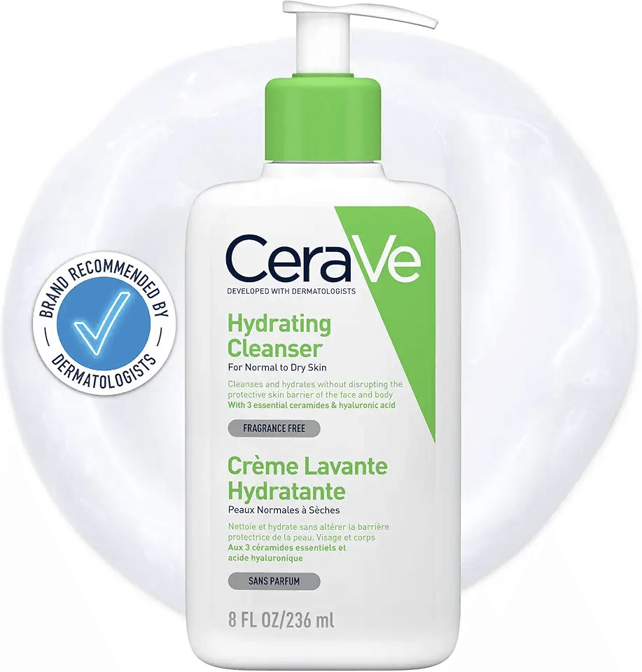 CeraVe Hydrating Cleanser for Normal to Dry Skin with Hyaluronic Acid and 3 Essential…: Hero Images