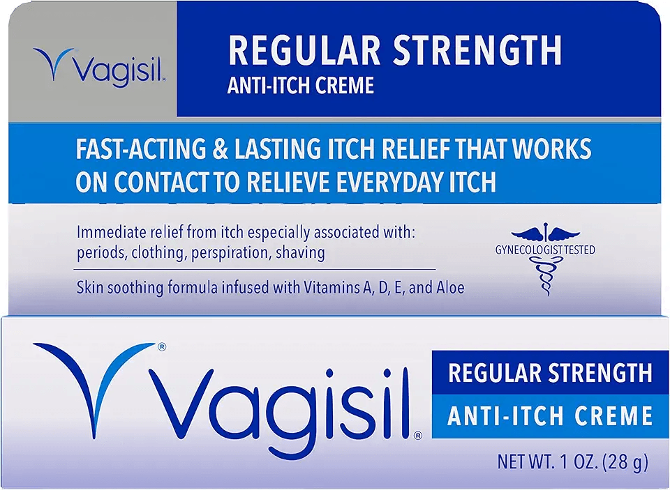 Vagisil Regular Strength Anti-Itch Feminine Cream for Women: Hero Images
