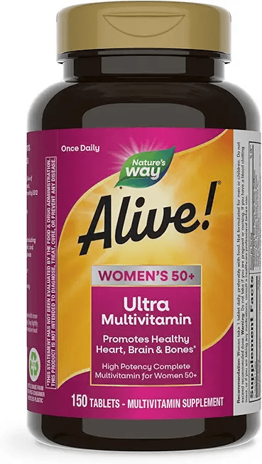 Nature’s Way Alive! Women’s 50+ Ultra Potency Complete Multivitamin: Hero Images