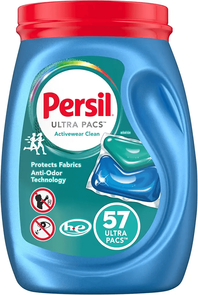 Persil Ultra Pacs Activewear Clean Laundry Detergent: Hero Images