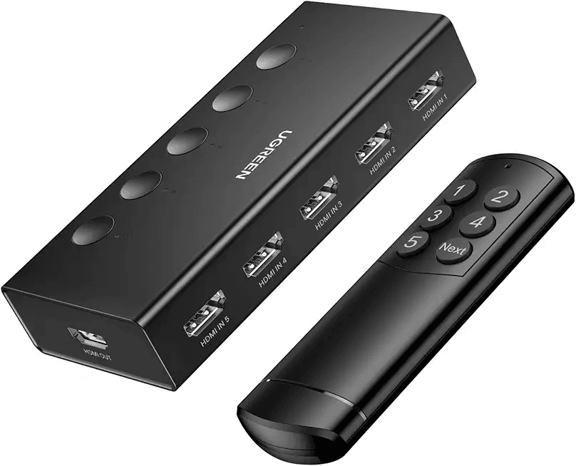 UGREEN HDMI Switch 5 in 1 Out: Hero Images