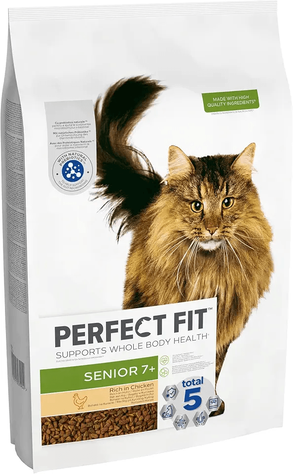 Perfect Fit Senior 7+ Complete Dry Cat Food for Senior Cats Aged 7+ Years: Hero Images