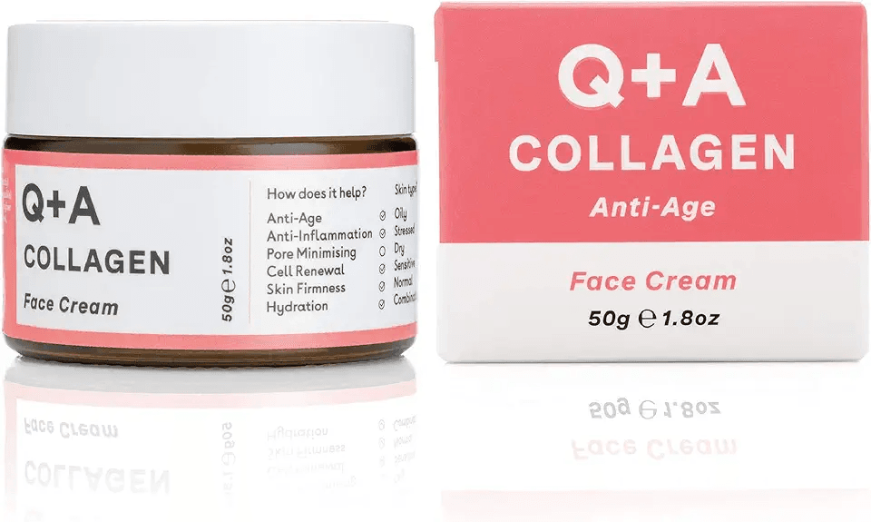 Q+A Collagen Face Cream. A vegetarian: Hero Images