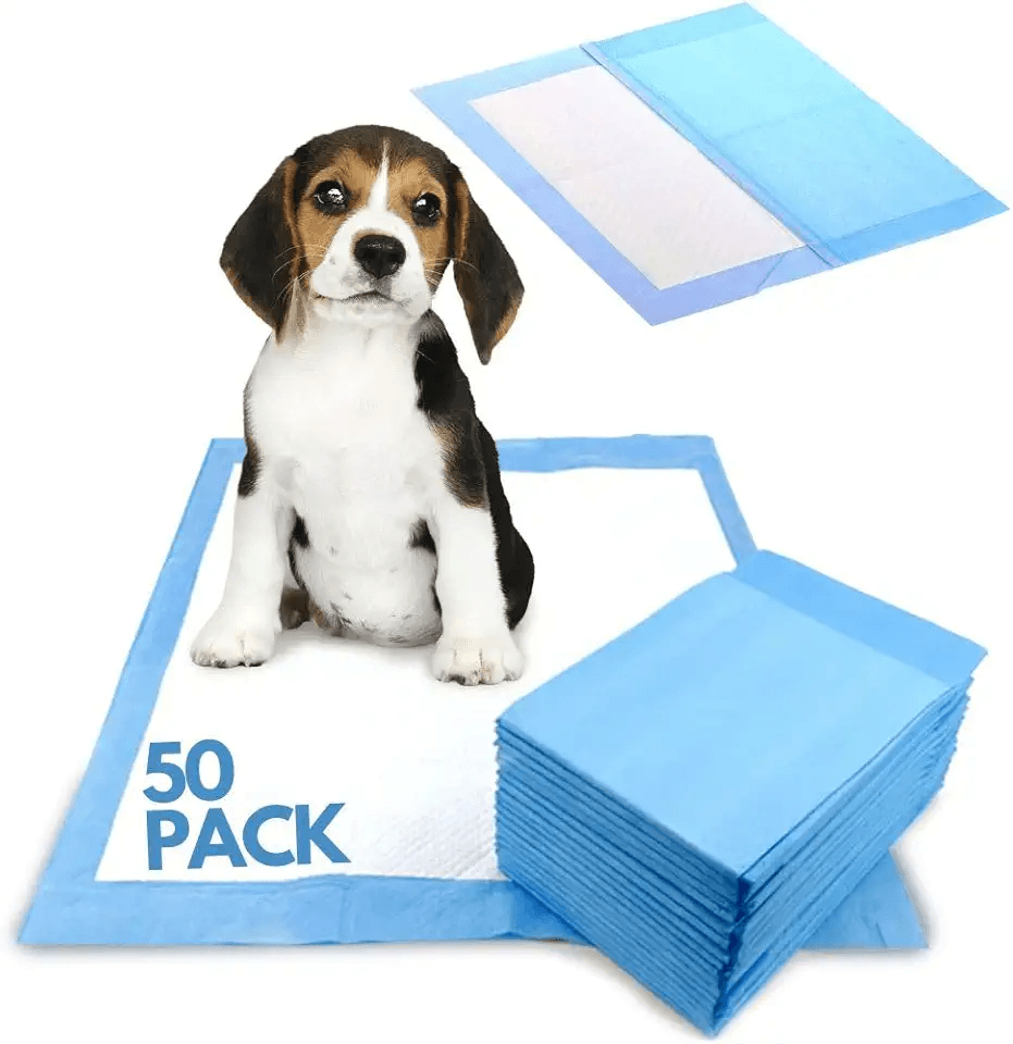 Discount Seller Puppy Training Pads 50 Packs (60x60cm) Multi-Layered Puppy Pads and…: Hero Images
