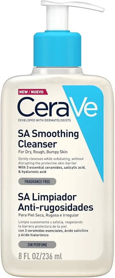 CeraVe SA Smoothing Cleanser with Salicylic Acid for Dry: Hero Images