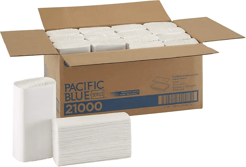 Pacific Blue Select Multifold Premium 2-Ply Paper Towels by GP PRO (Georgia-Pacific): Hero Images