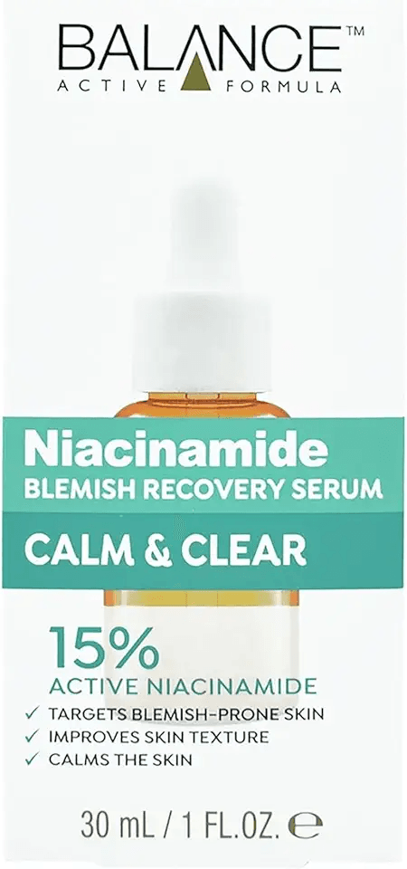 Balance Active Formula Niacinamide Blemish Recovery Serum: Hero Images