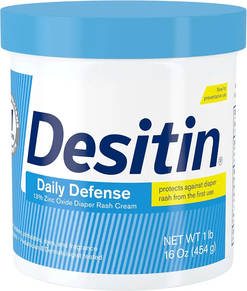 Desitin Daily Defense Baby Diaper Rash Cream with 13% Zinc Oxide: Hero Images