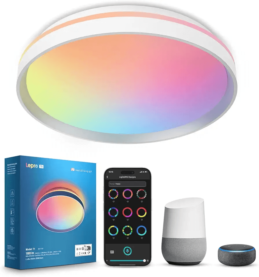 Lepro T1 AI Smart Ceiling Light 24W: Hero Images
