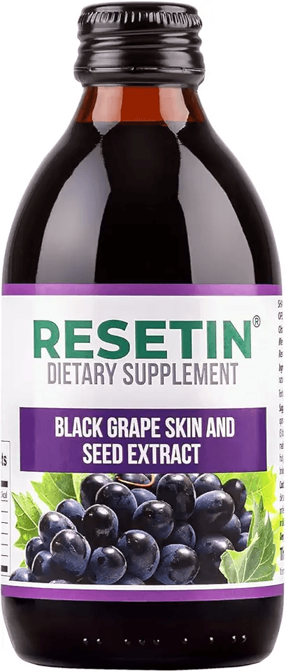 Resveratrol Supplement Extracted from Black Grapes Seed and Skin with Quercetin: Hero Images