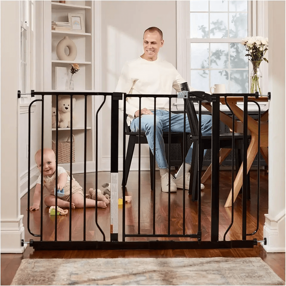 Regalo Easy Step 49-Inch Extra Wide Baby Gate: Hero Images