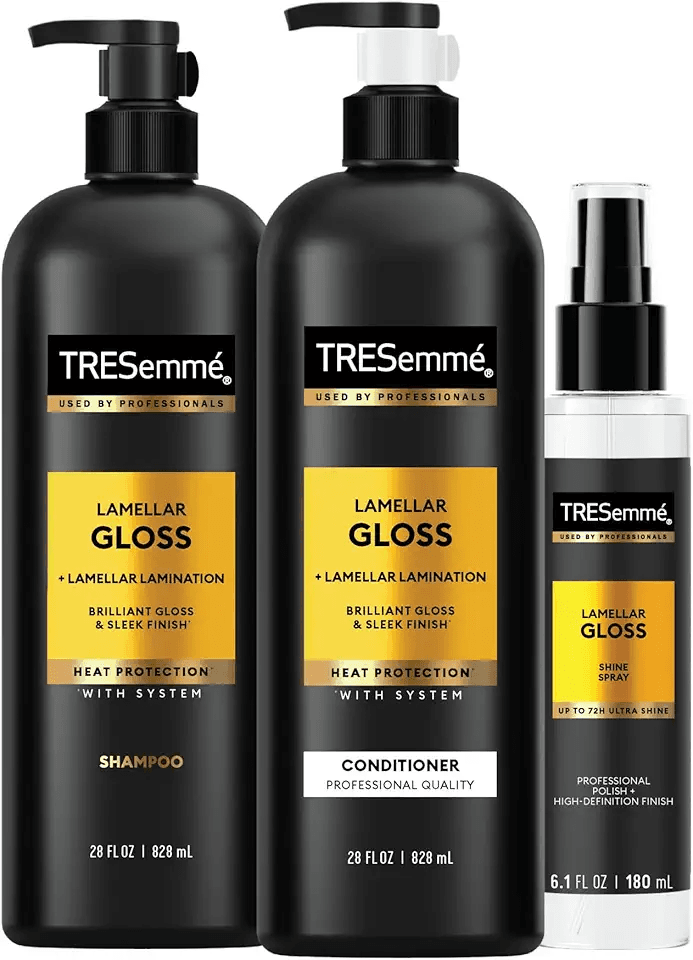 TRESemmé Lamellar Gloss Shampoo: Hero Images