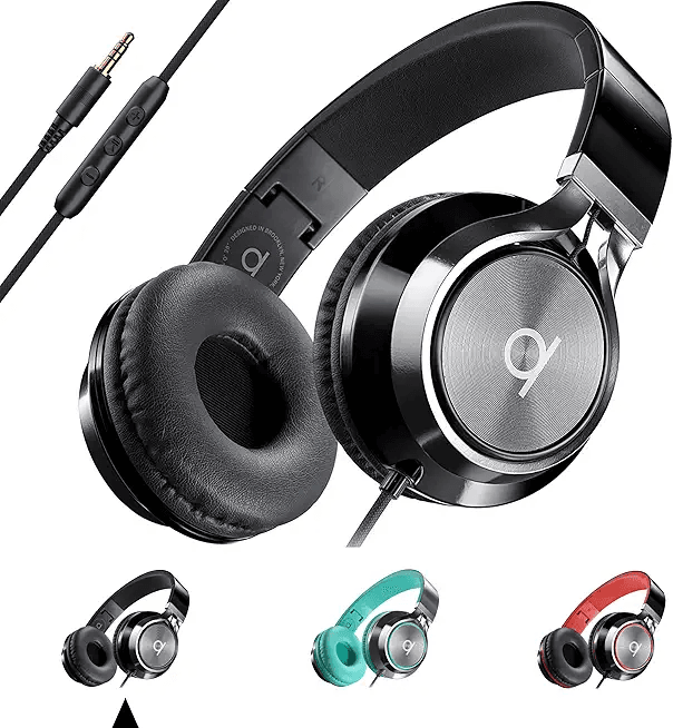 ARTIX CL750 Wired Headphones with Mic and Volume Control: Hero Images