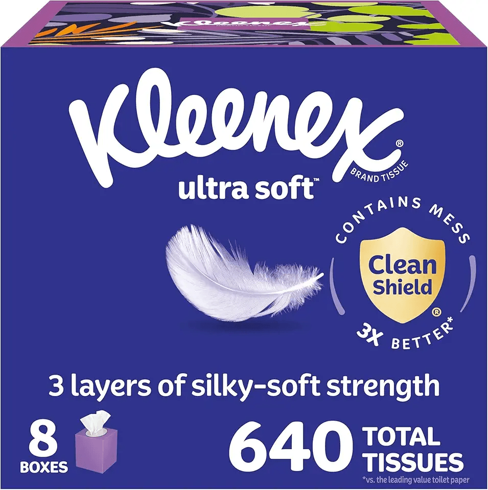 Kleenex Ultra Soft Facial Tissues: Hero Images