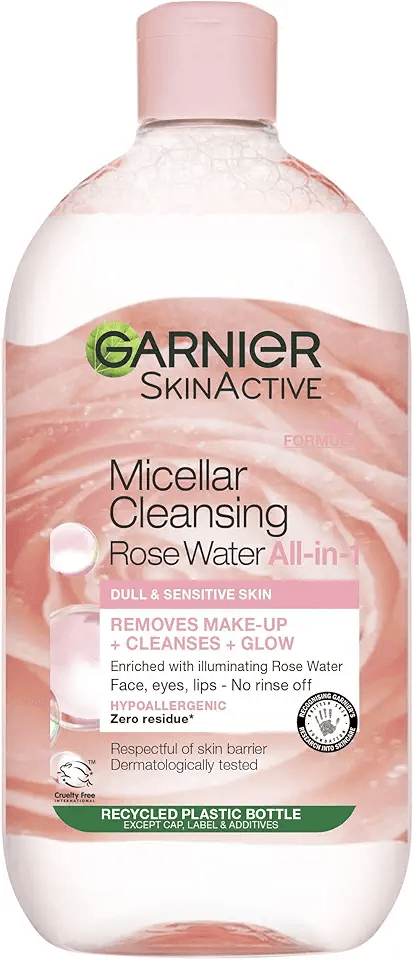 Garnier Micellar Cleansing Water Rose: Hero Images