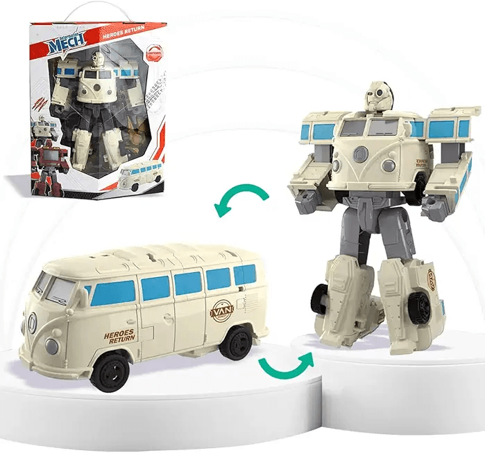 Kidoloop Assembly Transformer Robot to Cars: Hero Images