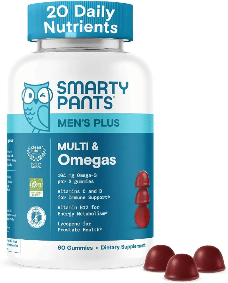 SmartyPants Men's Multivitamin Gummies: Hero Images