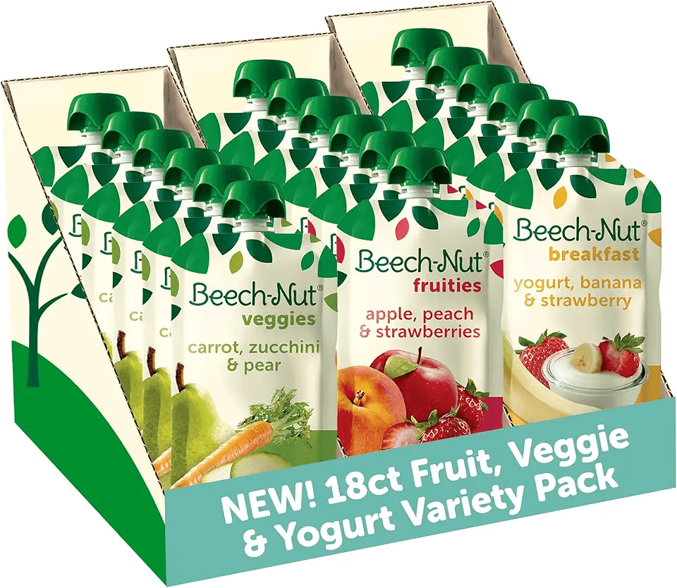 Beech-Nut Baby & Toddler Food Favorite Flavors Pouches Variety Pack: Hero Images