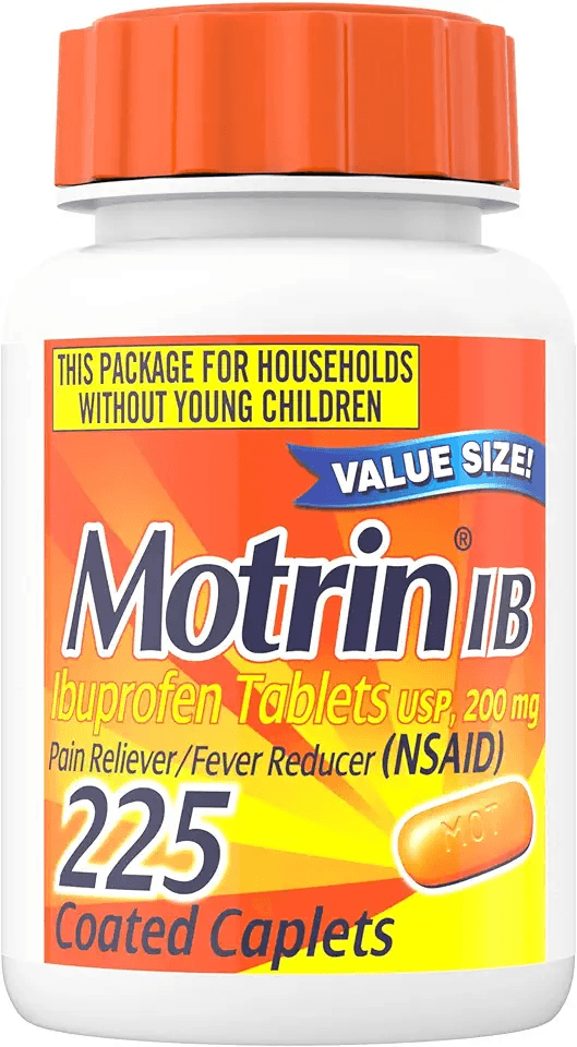 Motrin IB Ibuprofen 200mg Tablets: Hero Images