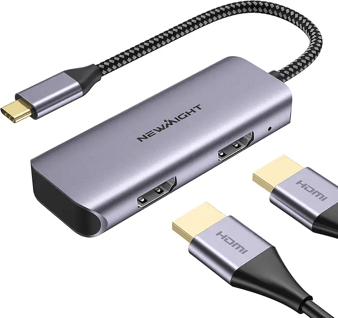 USB C to Dual HDMI Adapter: Hero Images