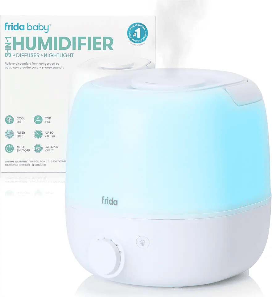 Frida Baby 3-in-1 Cool Mist Humidifier for Large Rooms: Hero Images