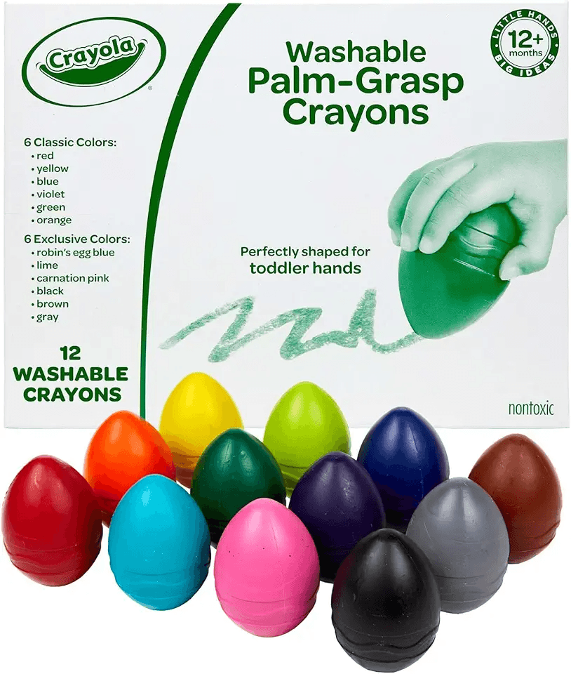 Crayola Large Egg Crayons (12ct): Hero Images