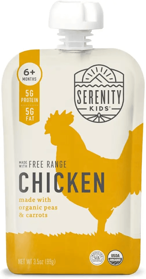 Serenity Kids 6+ Months Baby Food Pouches Puree Made with Ethically Sourced Meat &…: Hero Images
