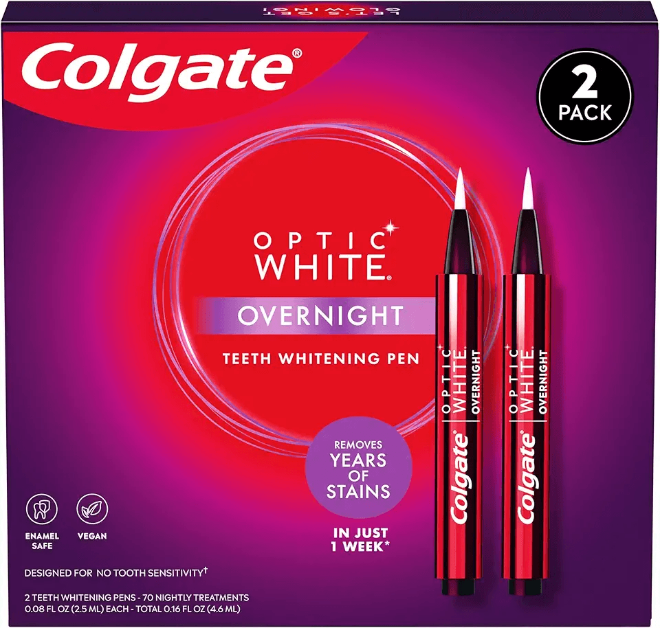 Colgate Optic White Overnight Teeth Whitening Pen: Hero Images