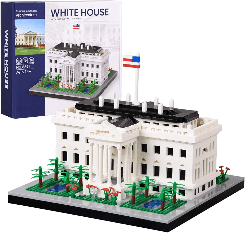Aigidusansu White House Famous Landmark Model Set: Hero Images