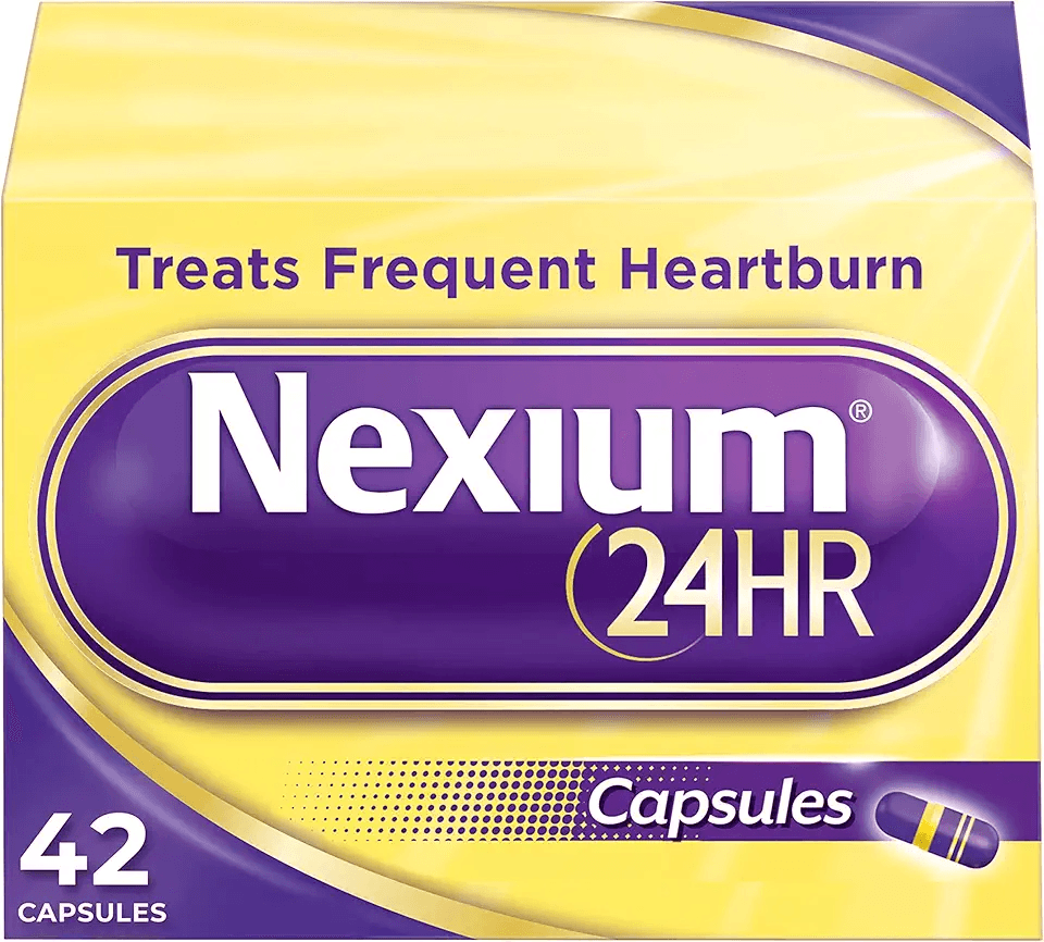 Nexium 24HR Acid Reducer Heartburn Relief Capsules for All-Day and All-Night Protection…: Hero Images