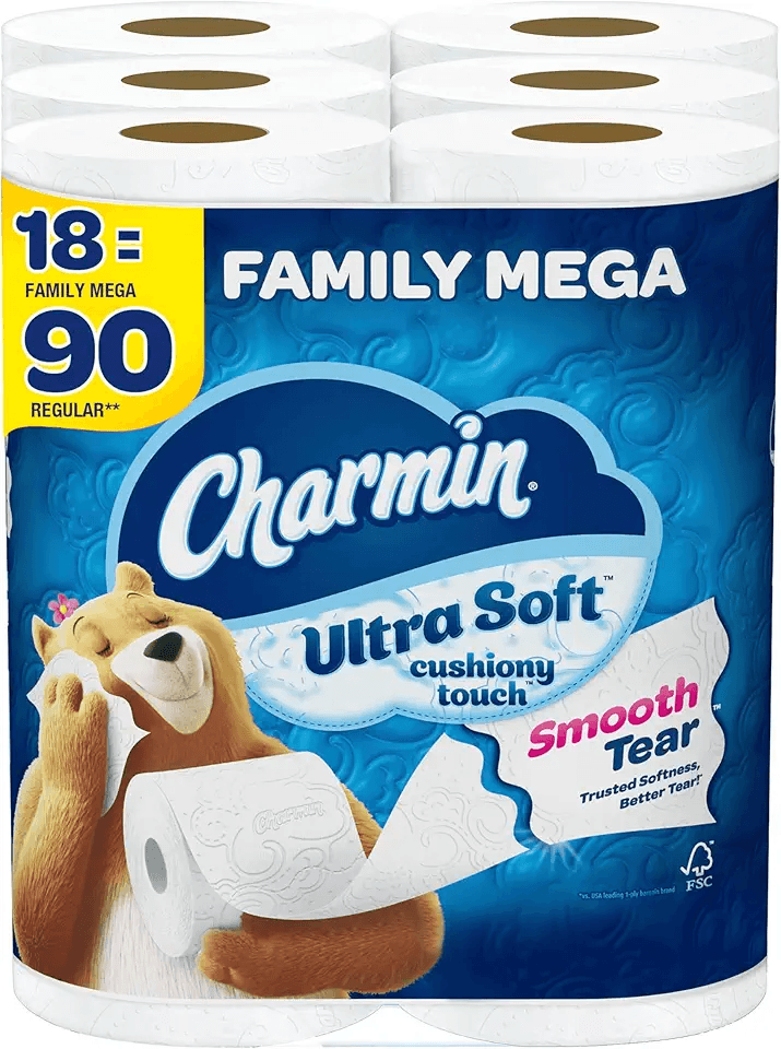 Charmin Toilet Paper Ultra Soft Cushiony Touch: Hero Images