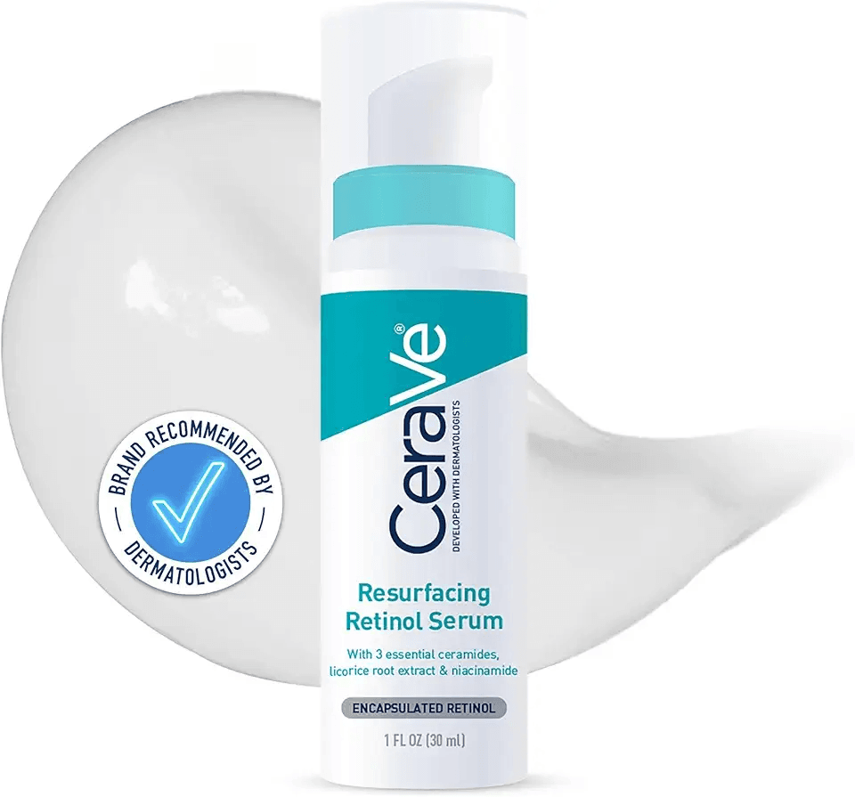 CeraVe Resurfacing Retinol Serum with Ceramides & Niacinamide for Blemish-Prone Skin 30ml: Hero Images