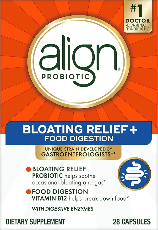 Align Probiotic Bloating Relief + Food Digestion: Hero Images