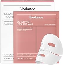 Shows the product (face mask) alongside its retail packaging to communicate brand identity and product presentation.