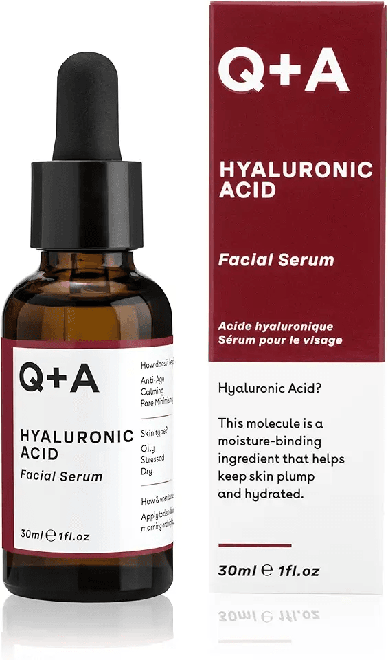 Q+A Hyaluronic Acid Facial Serum. A hydrating Hyaluronic Acid serum for healthy and…: Hero Images