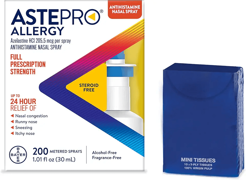 Astepro Nasal Spray and Tissue Bundle: Hero Images
