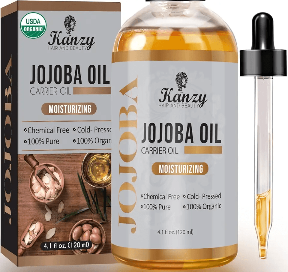 Kanzy Organic Cold Pressed Jojoba Oil 120ml: Hero Images