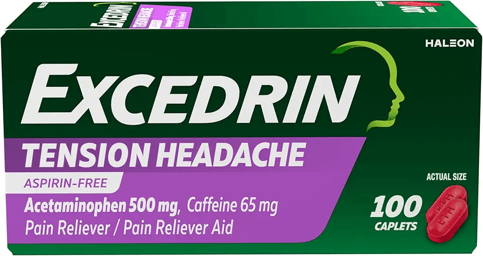 Excedrin Tension Headache Relief Caplets: Hero Images