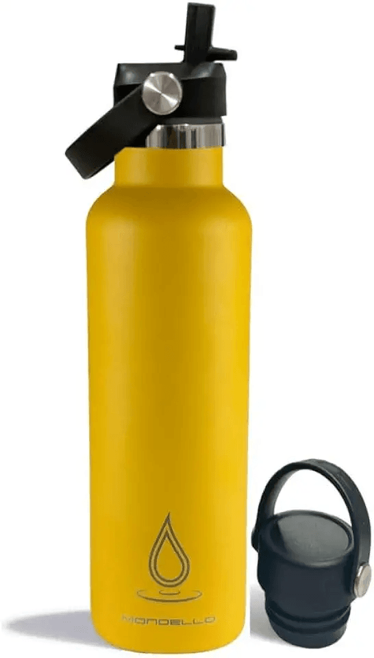 Mondello Stainless Steel Drinks Bottle (Yellow: Hero Images