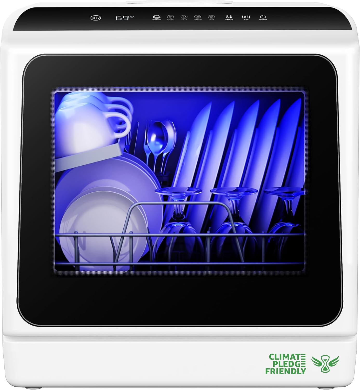 Hero Images for EUHOMY Mini Portable Dishwasher Countertop Compact Dishwashers