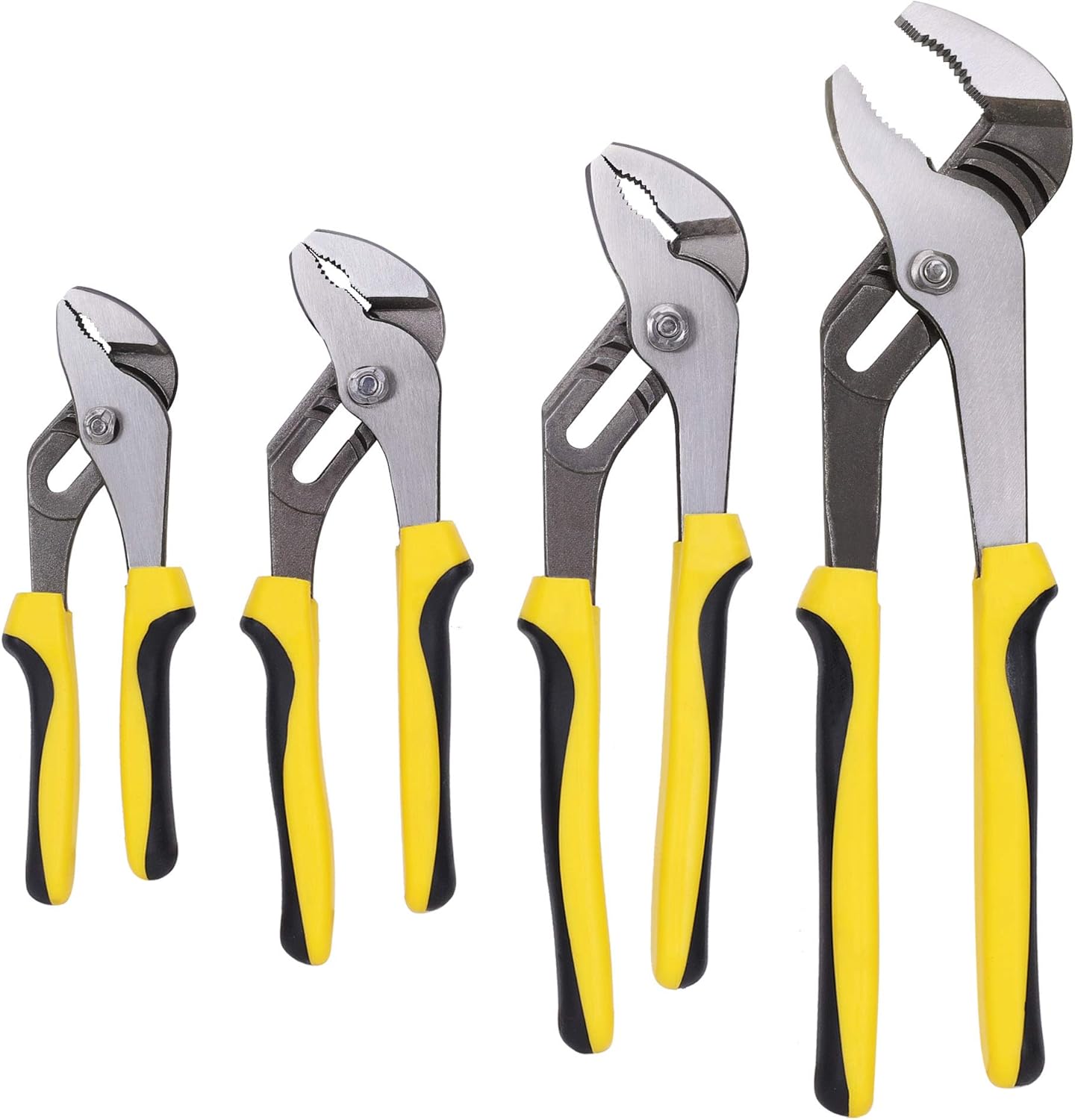 Hero Images for TOPLINE 4-piece Groove Joint Pliers Set with Bi-Material Handles