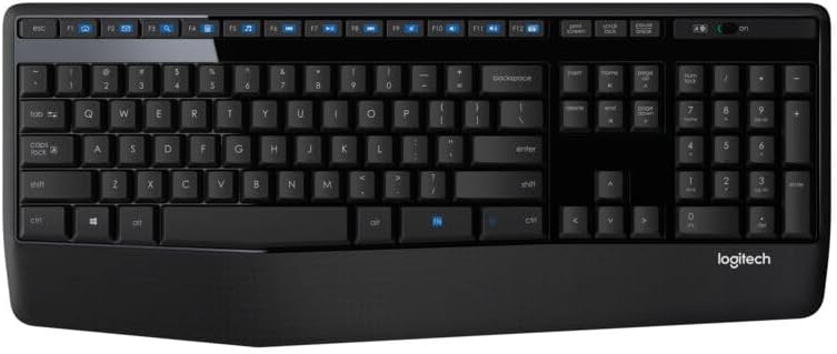 Showcases the product itself, a full-size ergonomic keyboard, against a clean white background.