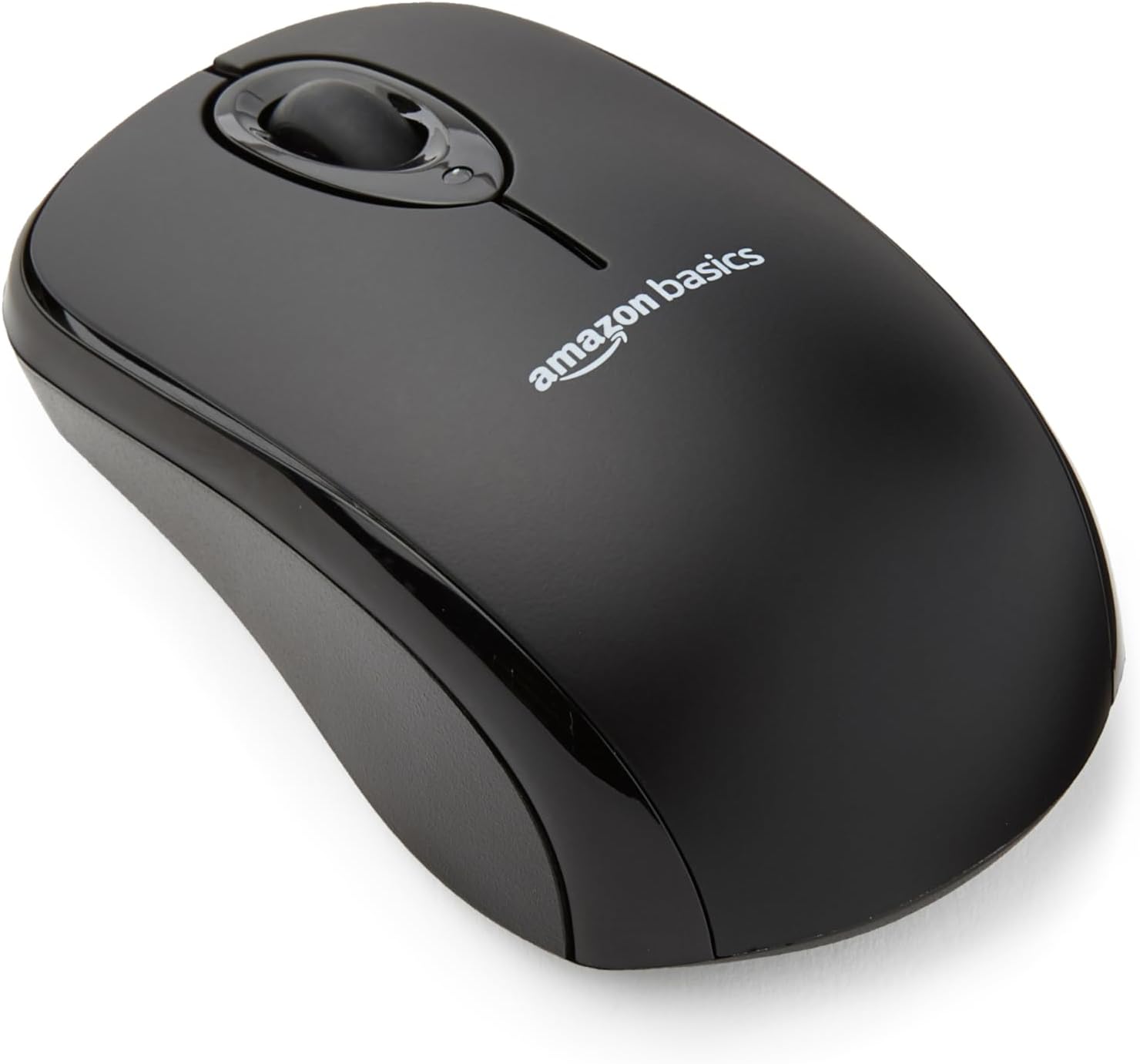 Showcases the product itself on a clean background, highlighting its compact and wireless design for easy identification.