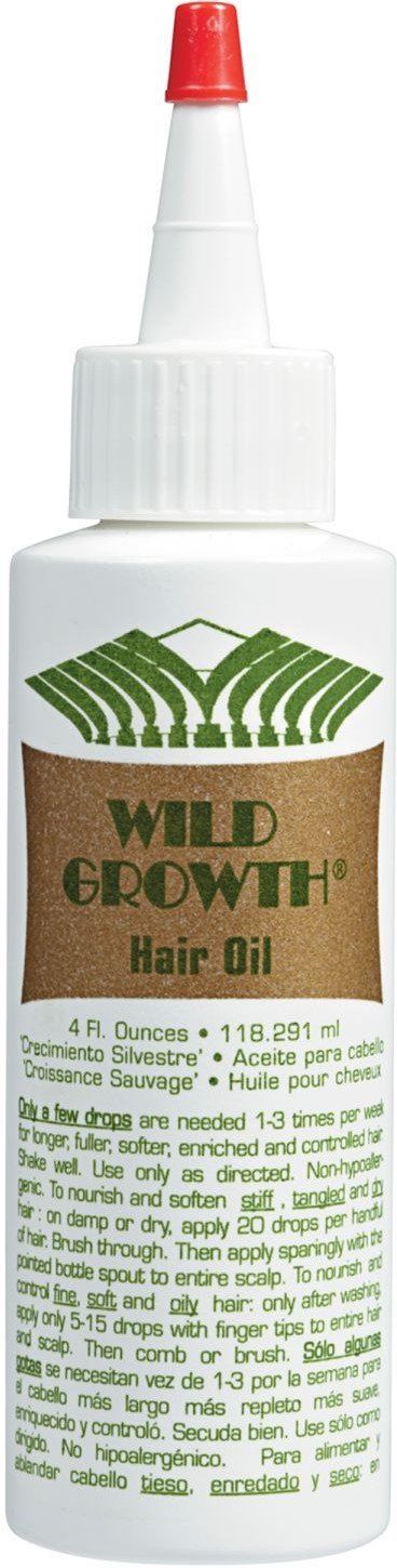 Showcases the product itself, a hair oil bottle, against a plain background to clearly display the product details and branding.